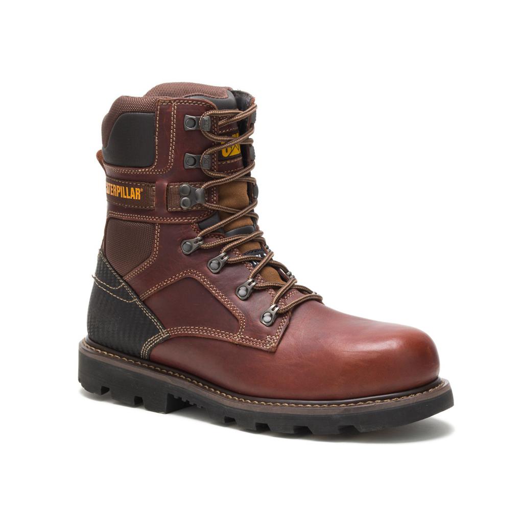 Caterpillar Indiana 2.0 Steel Toe Men's Work Boots Brown  USA |  163504-QZW