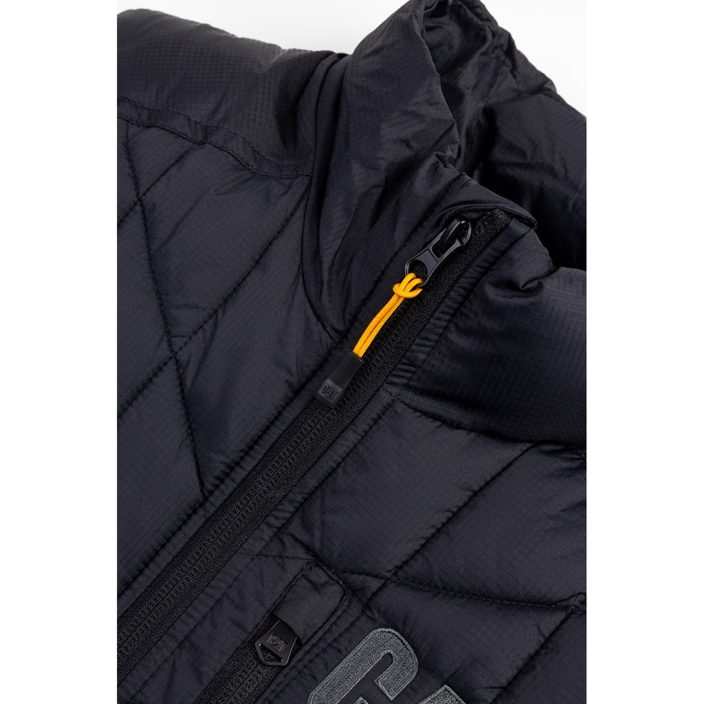 Caterpillar Insulated Charcoal Men's Vests Black  USA |  654082-UCQ