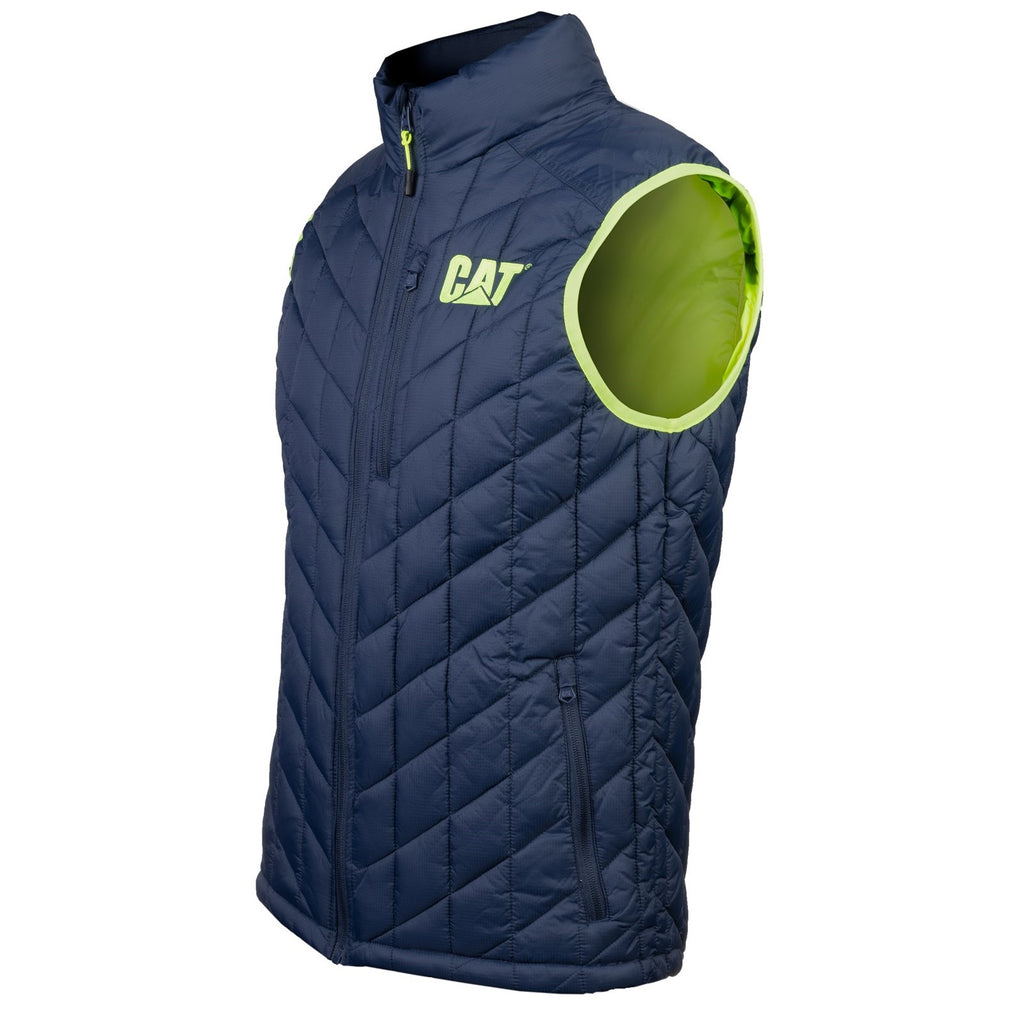 Caterpillar Insulated Detroit Men's Vests Blue  USA |  672854-QGV