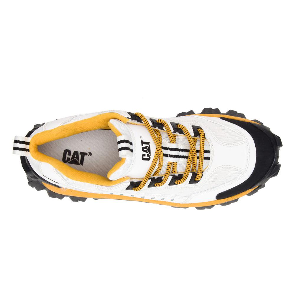 Caterpillar Intruder Men's Casual Shoes White Yellow  USA |  261073-EWA