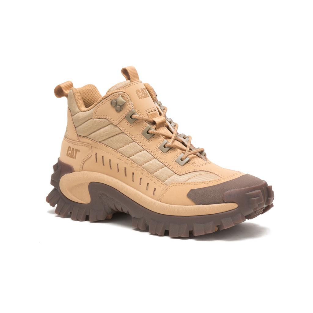 Caterpillar Intruder Mid Women's Sneakers Khaki  USA |  859206-ZHD