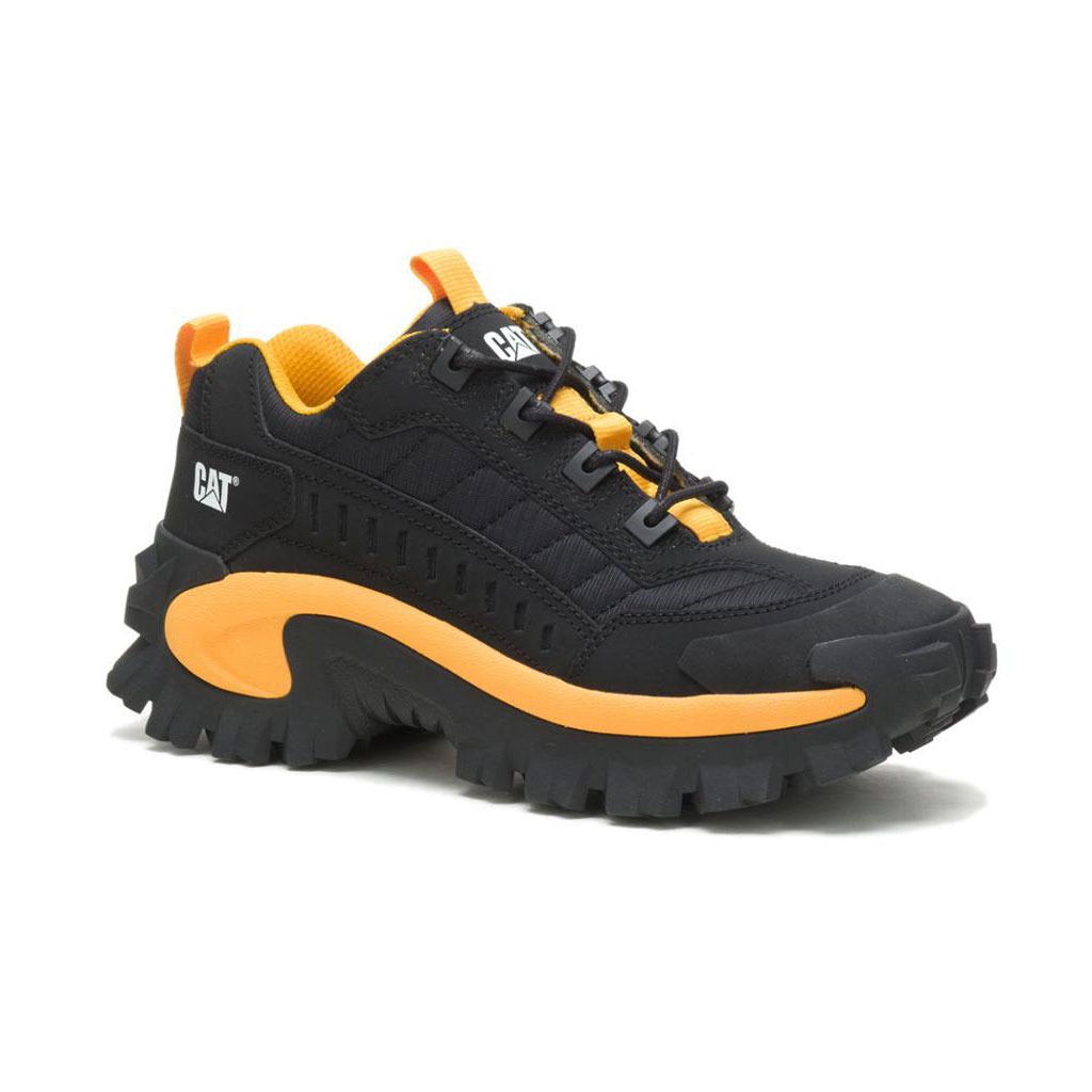 Caterpillar Intruder Women's Casual Shoes Black / Cat Yellow  USA |  093856-OMC