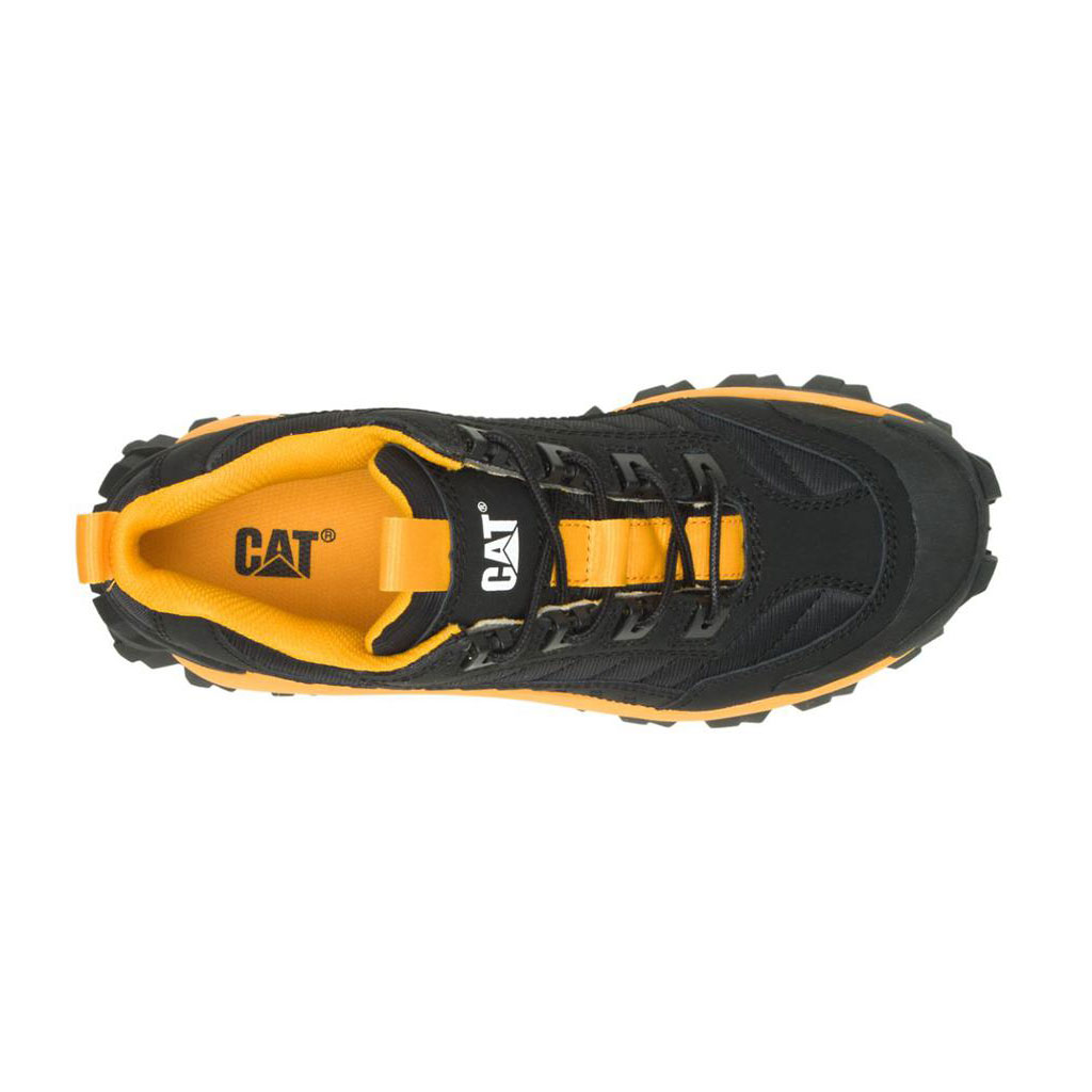 Caterpillar Intruder Women's Casual Shoes Black / Cat Yellow  USA |  093856-OMC