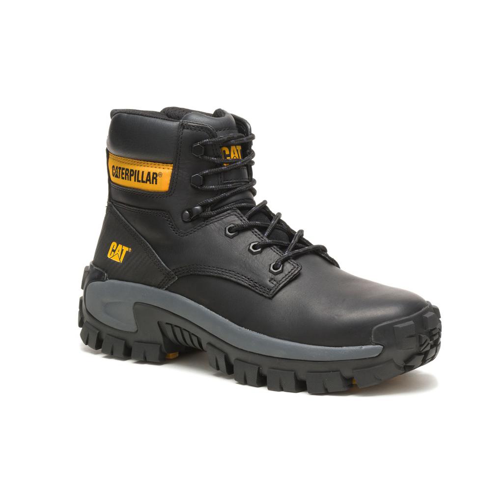 Caterpillar Invader Hi Steel Toe Men's Steel Toe Boots Black  USA |  285937-XHP