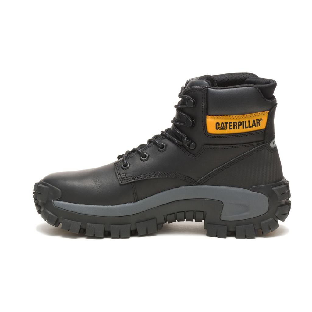 Caterpillar Invader Hi Steel Toe Men's Steel Toe Boots Black  USA |  285937-XHP