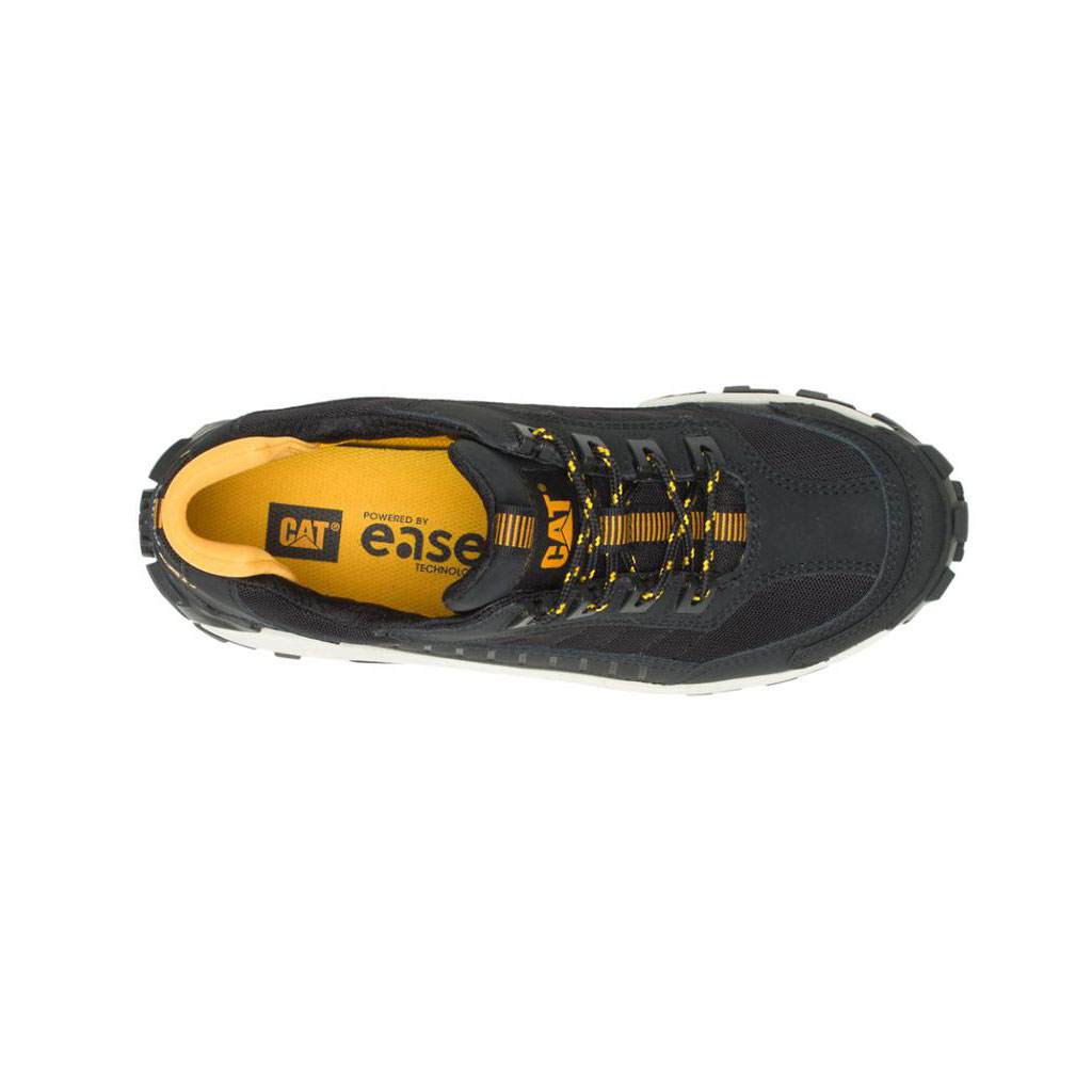 Caterpillar Invader Steel Men's Work Shoes Black / Full Moon  USA |  705943-CPW