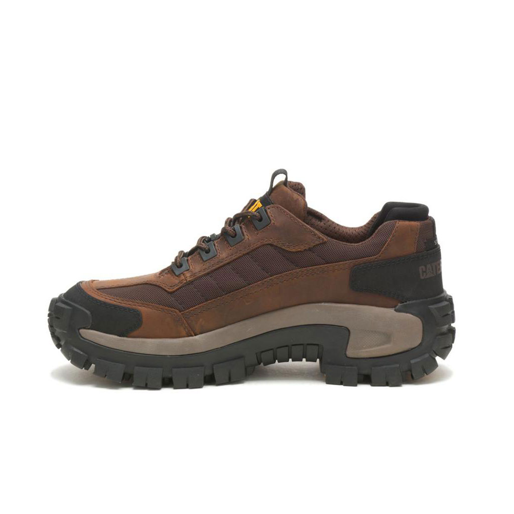 Caterpillar Invader Steel Men's Work Shoes Dark Brown  USA |  802971-JYQ