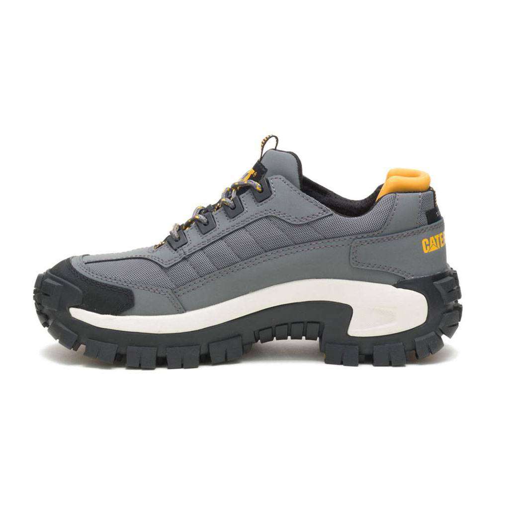 Caterpillar Invader Steel Toe Men's Safety Toe Boots Gargoyle Grey  USA |  037941-FVK