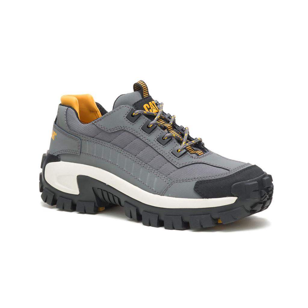 Caterpillar Invader Steel Toe Men's Steel Toe Shoes Grey  USA |  374098-ZUW