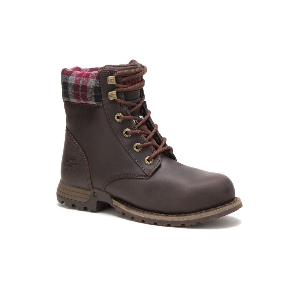 Caterpillar Kenzie Steel Toe Women's Steel Toe Boots Brown  USA |  386175-VFU