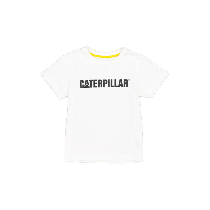 Caterpillar Kids\' Tee Shirts White  USA |  975861-DGE