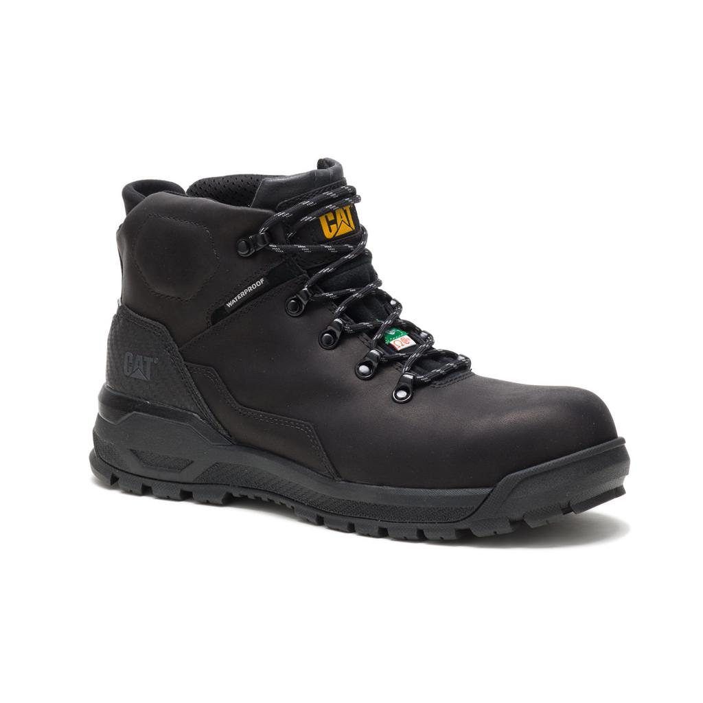 Caterpillar Kinetic Ice+ Waterproof Thinsulate™ Composite Toe Csa Men's Work Boots Black  USA |  506874-IXD