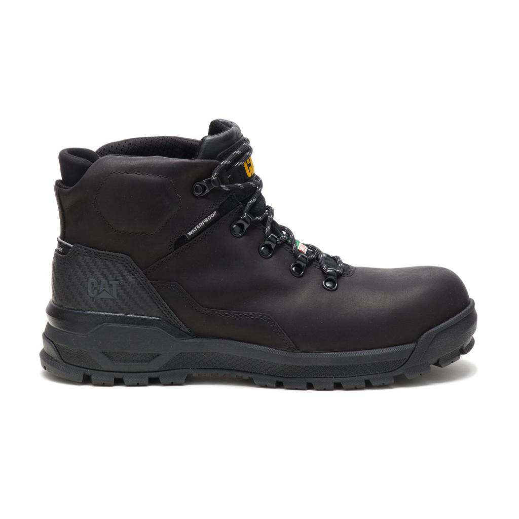 Caterpillar Kinetic Ice+ Waterproof Thinsulate™ Composite Toe Csa Men\'s Work Boots Black  USA |  506874-IXD