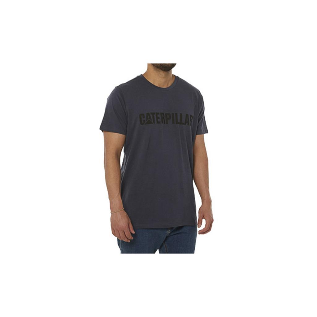 Caterpillar Logo Men's T-Shirts Navy  USA |  568930-IOJ