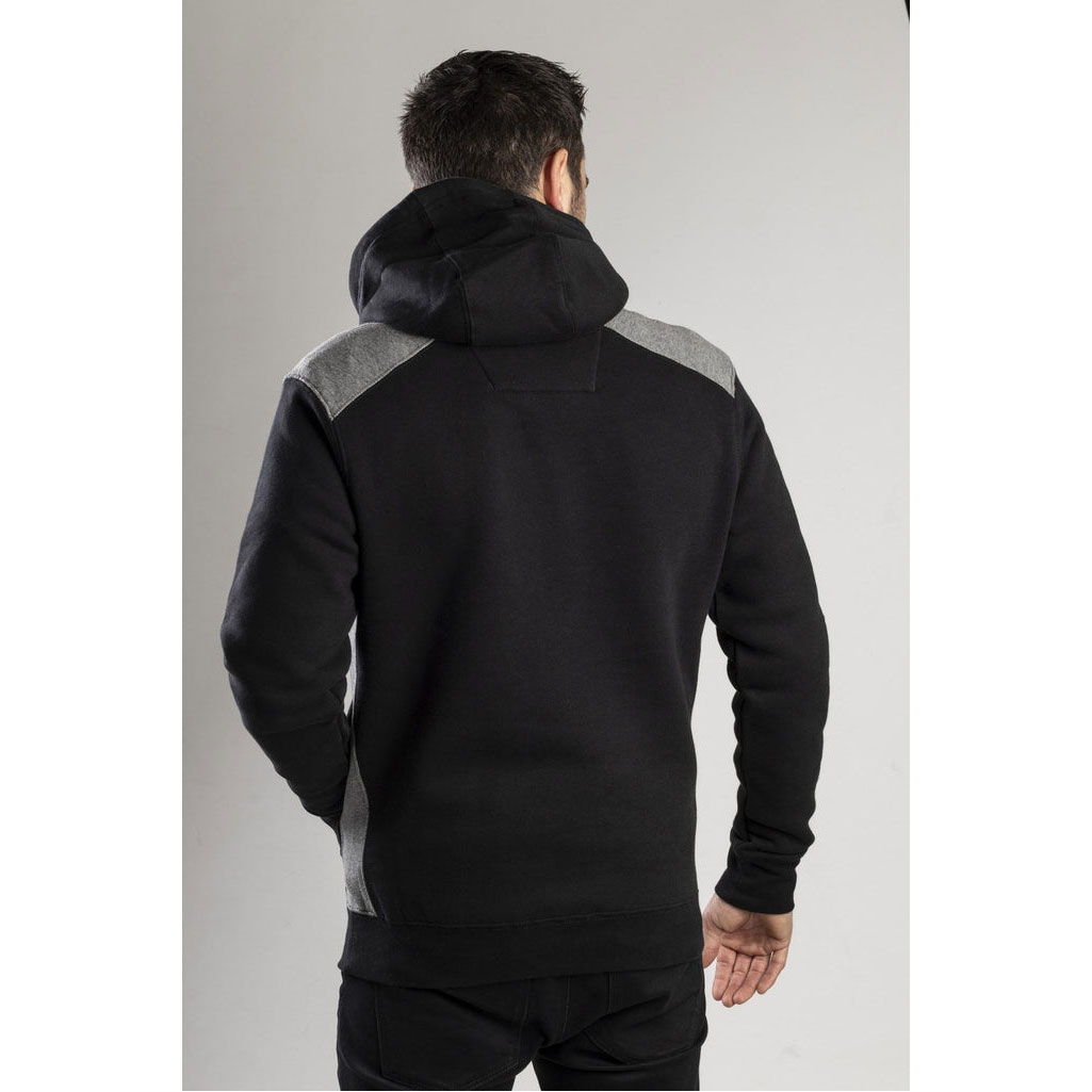 Caterpillar Logo Panel Hooded Men's Sweatshirts Black  USA |  284097-ZYN