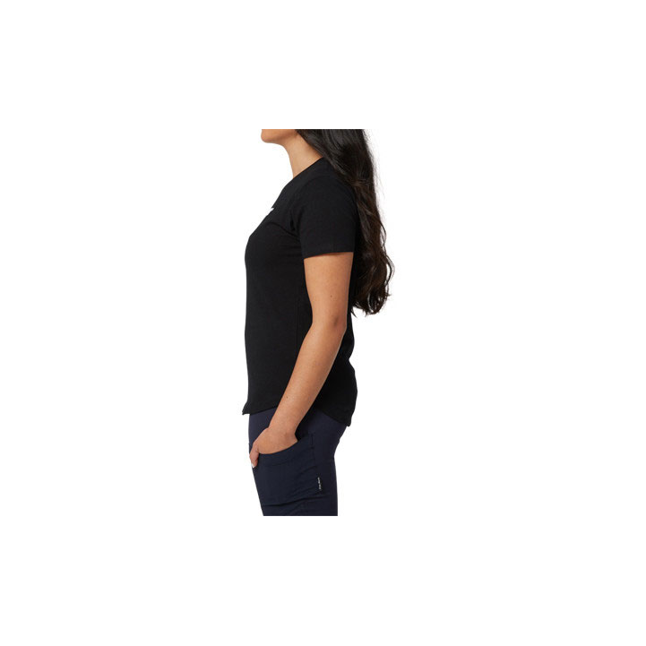 Caterpillar Logo S/S Women's Tee Shirts Black  USA |  132095-PTW