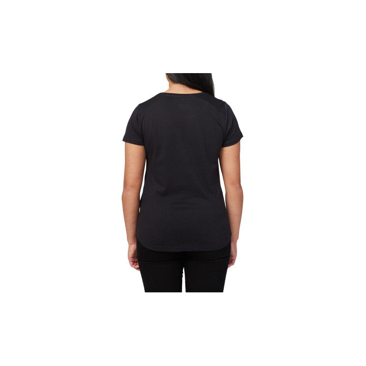 Caterpillar Logo Tm Graphic Women's Tee Shirts Black  USA |  132580-HEA