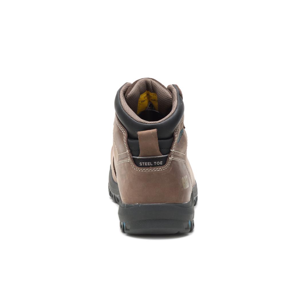 Caterpillar Mae Steel Toe Waterproof Women's Steel Toe Boots Brown  USA |  184975-ADR