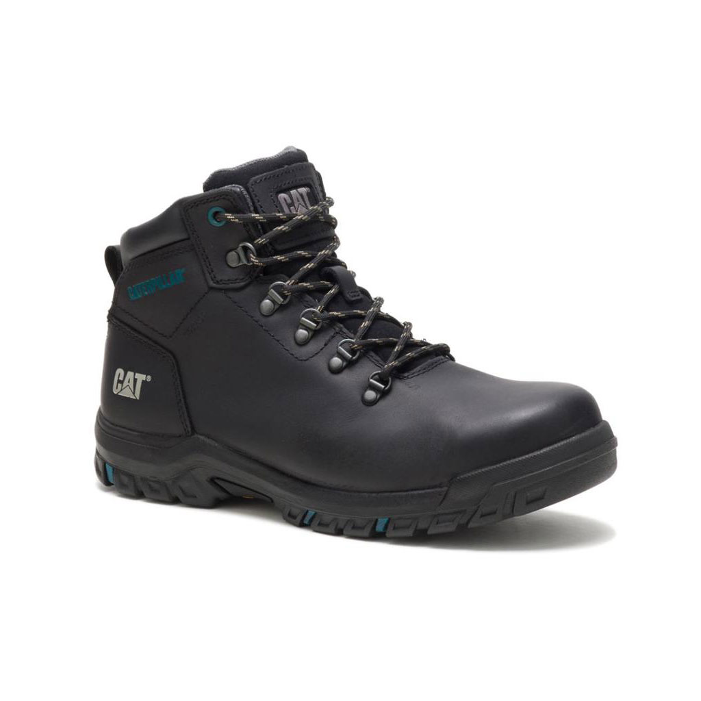 Caterpillar Mae Steel Toe Waterproof Women's Work Boot Black  USA |  249168-UFE