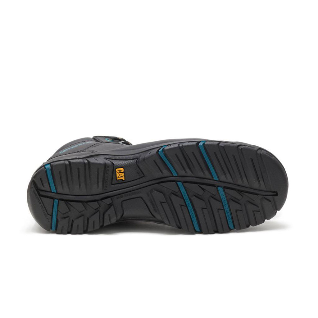 Caterpillar Mae Steel Waterproof Women's Slip Resistant Footwear Black  USA |  406859-ABJ