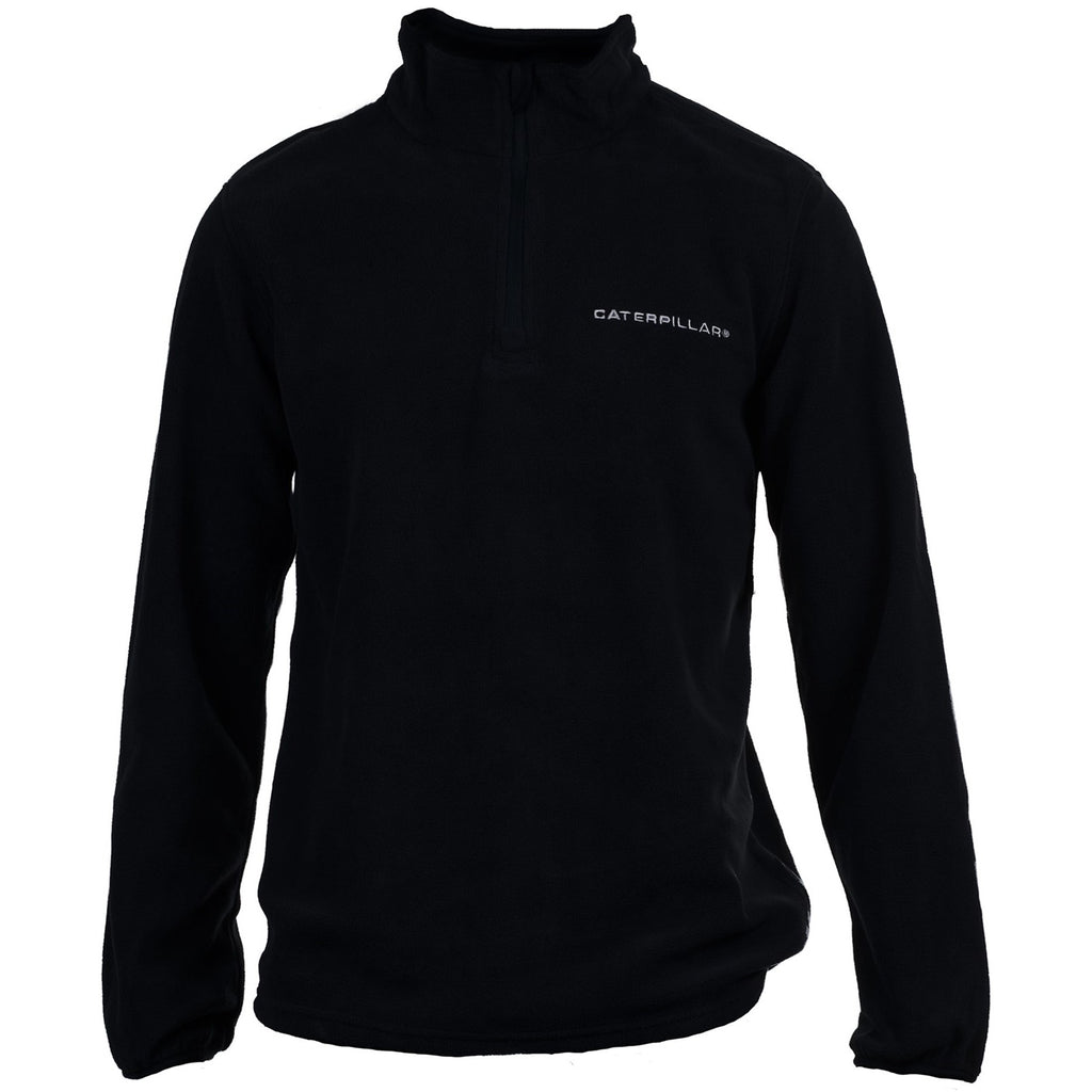 Caterpillar Microfleece Quarter Zip Men\'s Fleeces Black  USA |  162789-OHF