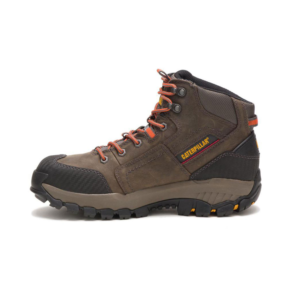 Caterpillar Navigator Mid Waterproof Steel Toe Men's Waterproof Boots Dark Gull Grey  USA |  328975-SVM