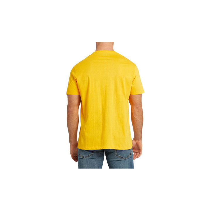 Caterpillar Original Logo Men's Tee Shirts Yellow  USA |  013852-HDM