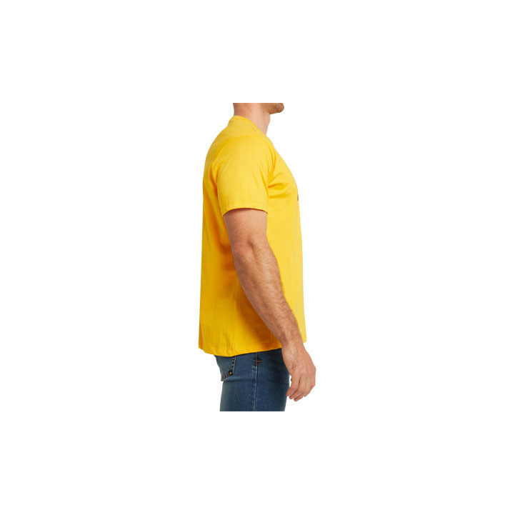 Caterpillar Original Logo Men's Tee Shirts Yellow  USA |  013852-HDM