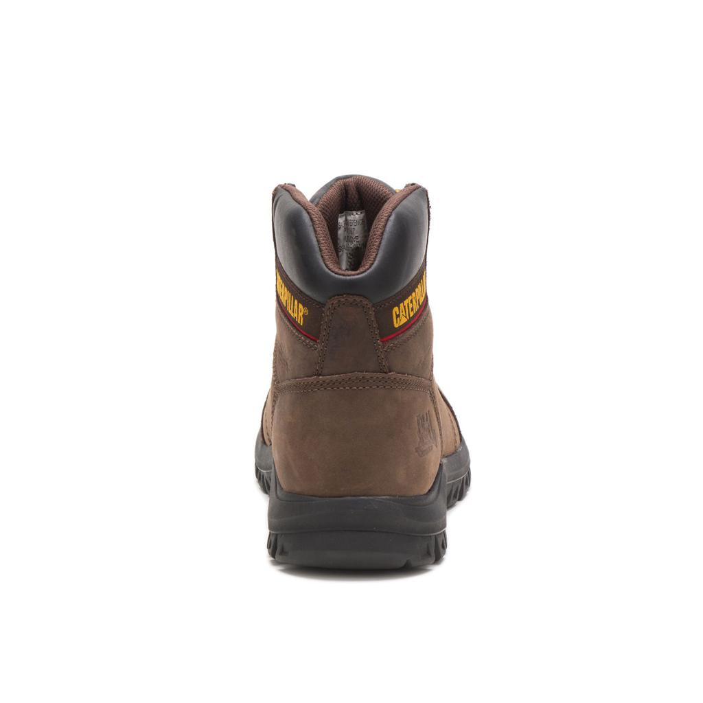 Caterpillar Outline Men's Work Boots Brown  USA |  670154-GVY