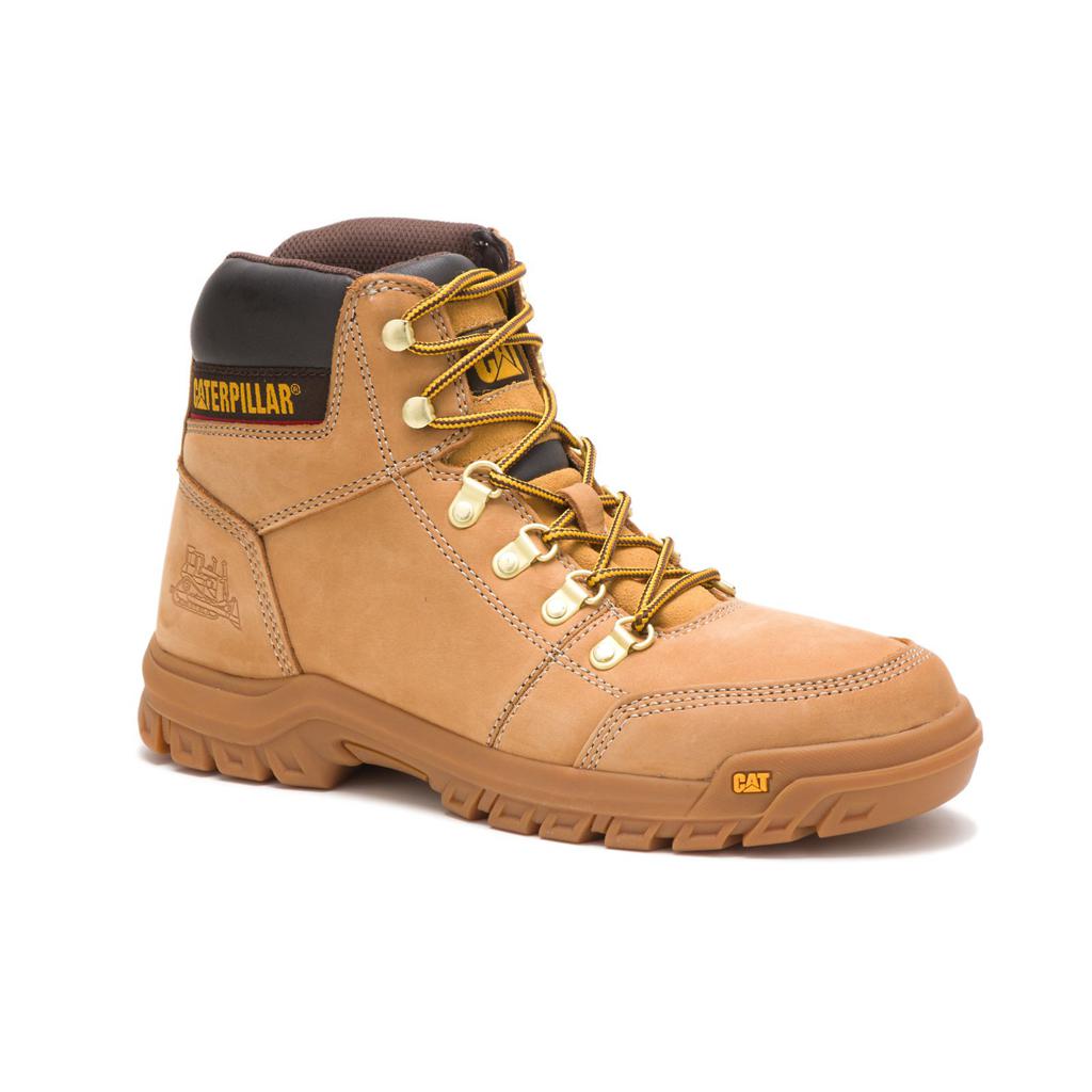 Caterpillar Outline Men's Work Boots Orange  USA |  305698-LQY