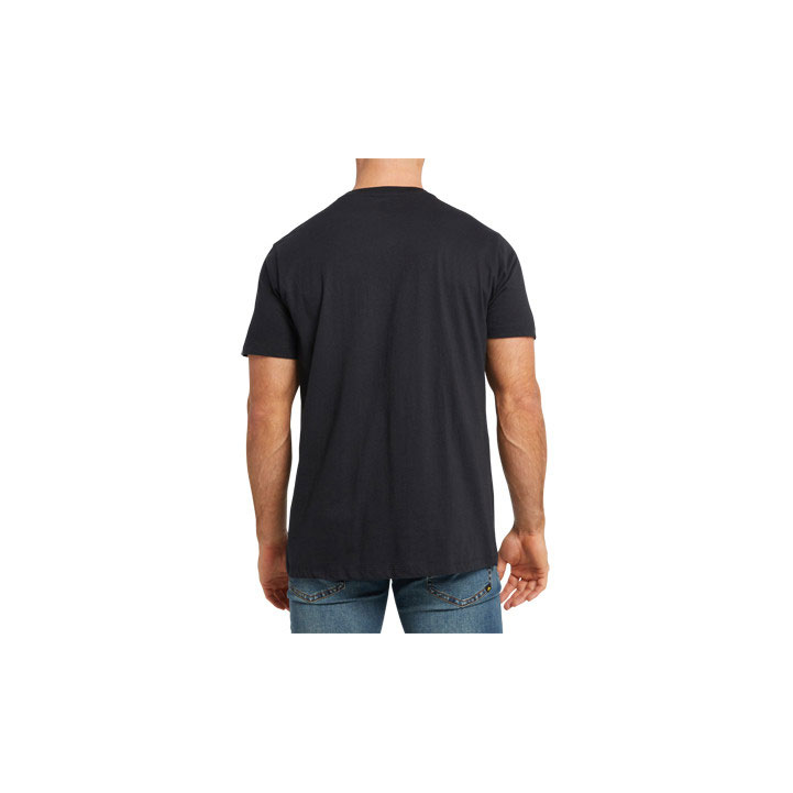 Caterpillar Overlap Men's Tee Shirts Black  USA |  239617-TYU