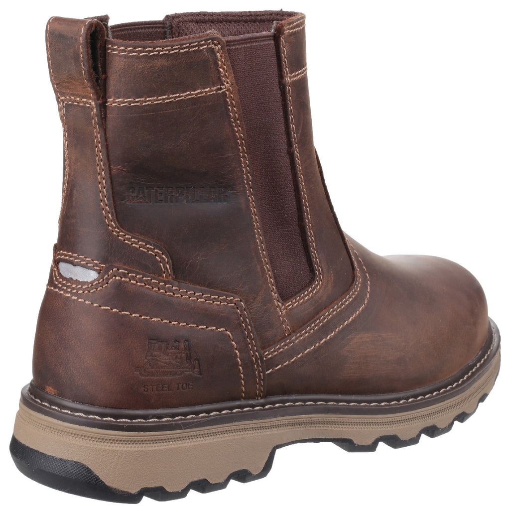 Caterpillar Pelton S1 Men's Safety Toe Boots Dark Beige  USA |  021978-EDT