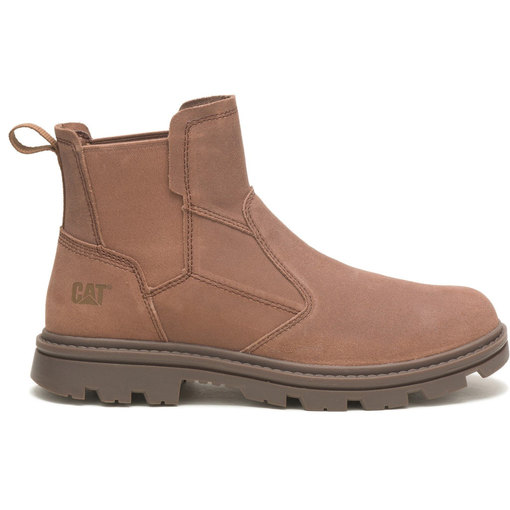 Caterpillar Practitioner Dachshund Men's Work Boots Dachshund Brown  USA |  348251-FUO