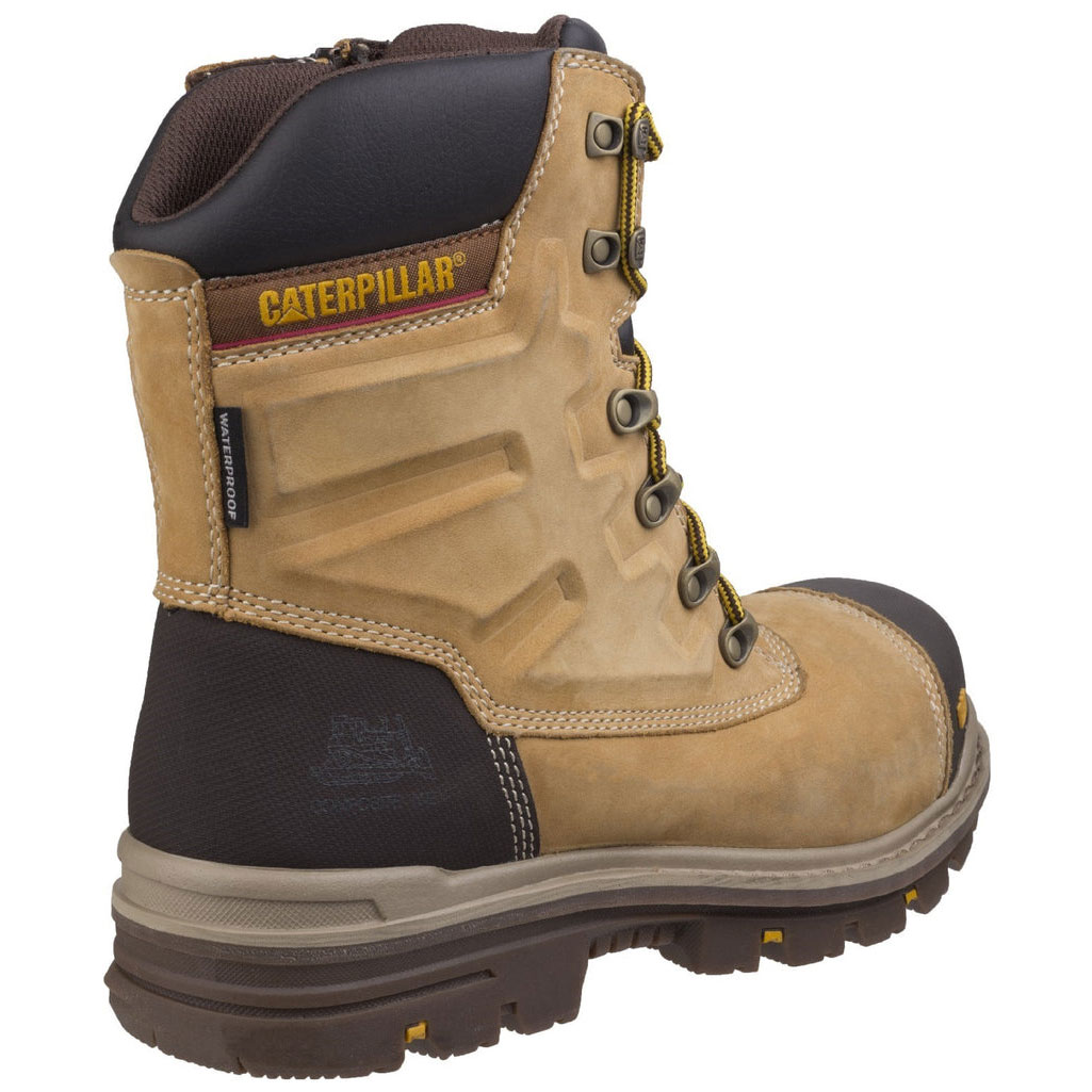 Caterpillar Premier S3 Men's Safety Toe Boots Honey Brown  USA |  297681-FIL