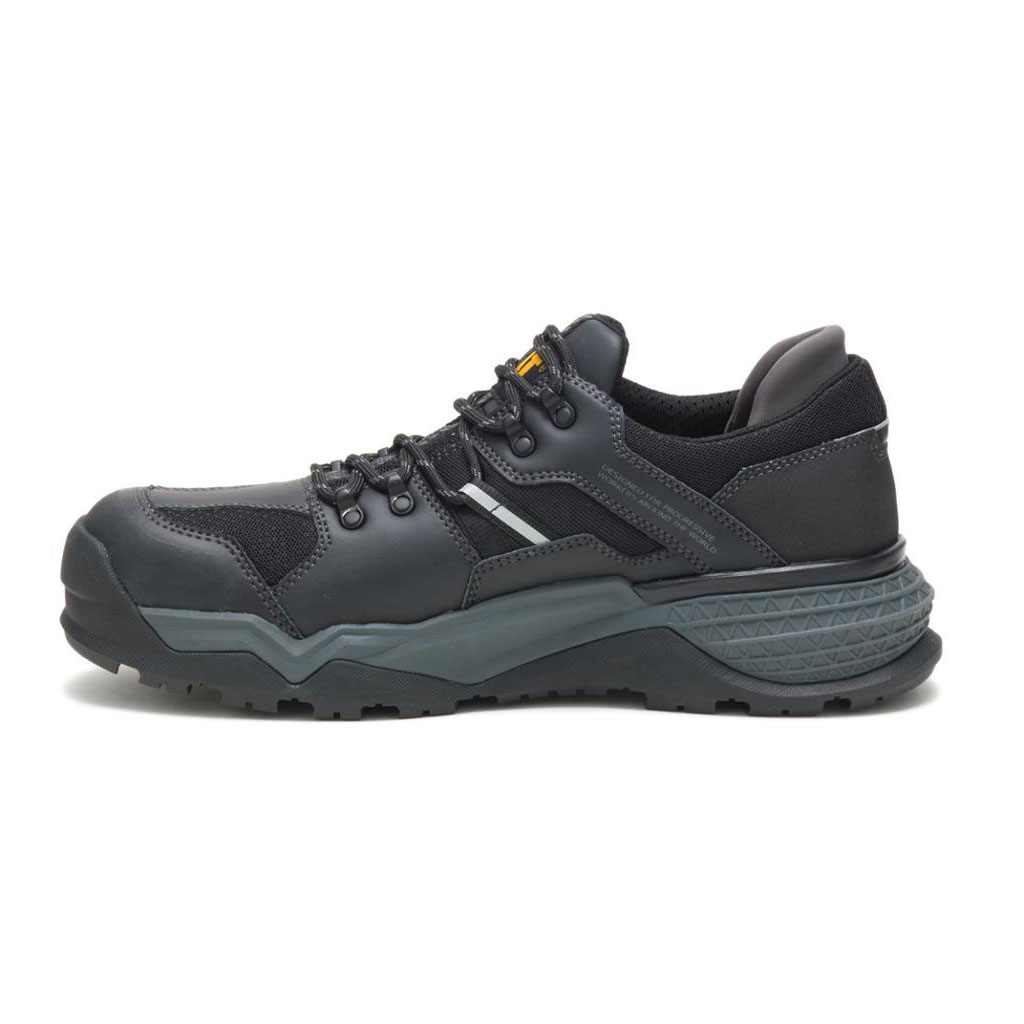 Caterpillar Provoke Lo Waterproof Alloy Men's Work Shoes Black  USA |  068751-LMF