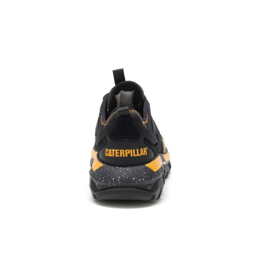 Caterpillar Raider Sport Men's Sneakers Black / Cat Yellow  USA |  385269-JWC