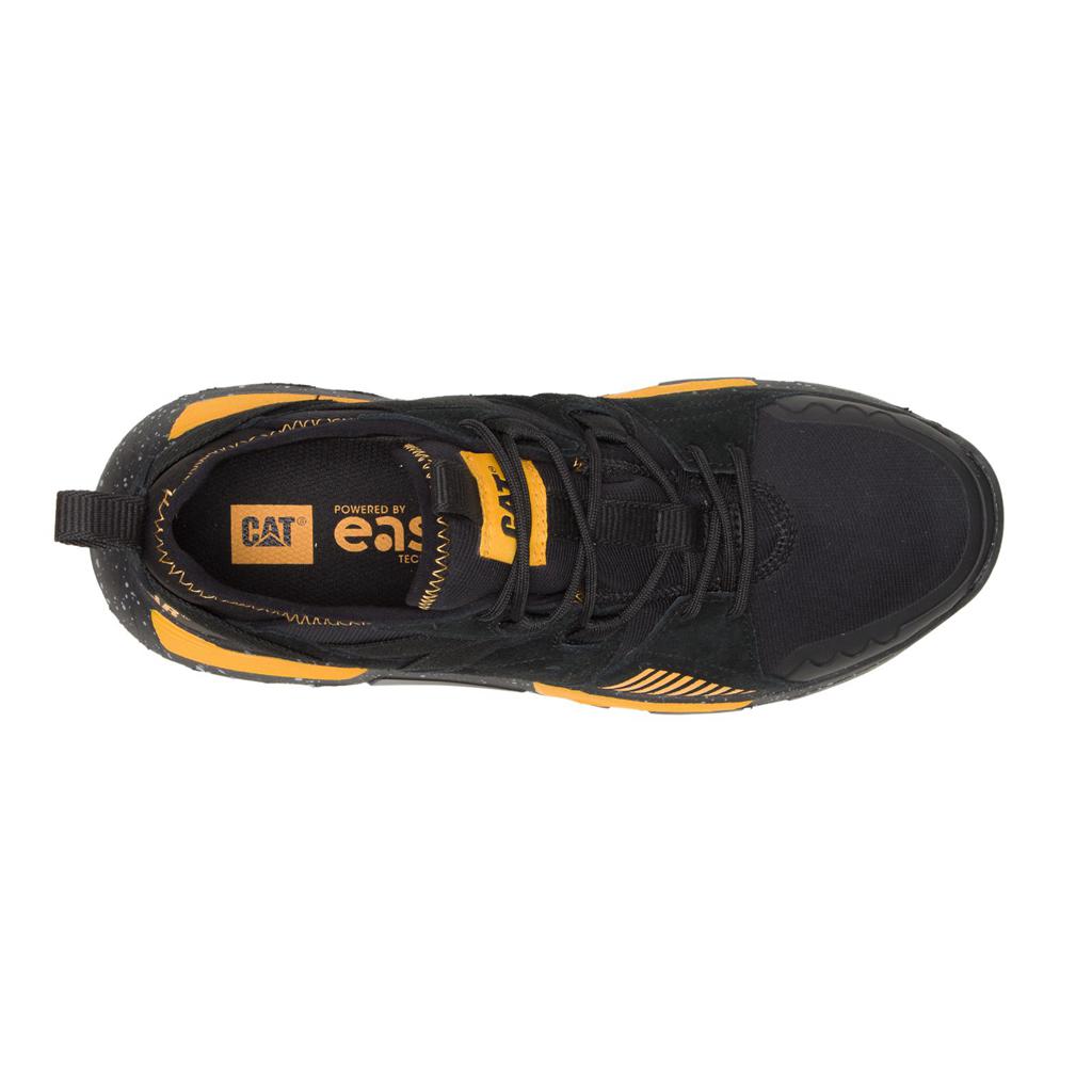 Caterpillar Raider Sport Men's Sneakers Black/Yellow  USA |  597103-MQC