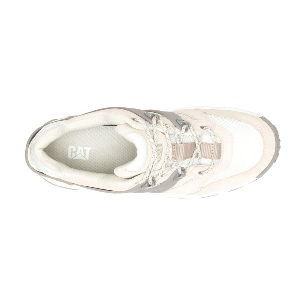 Caterpillar Reactor Women's Sneakers Birch / Bright White  USA |  124739-POQ