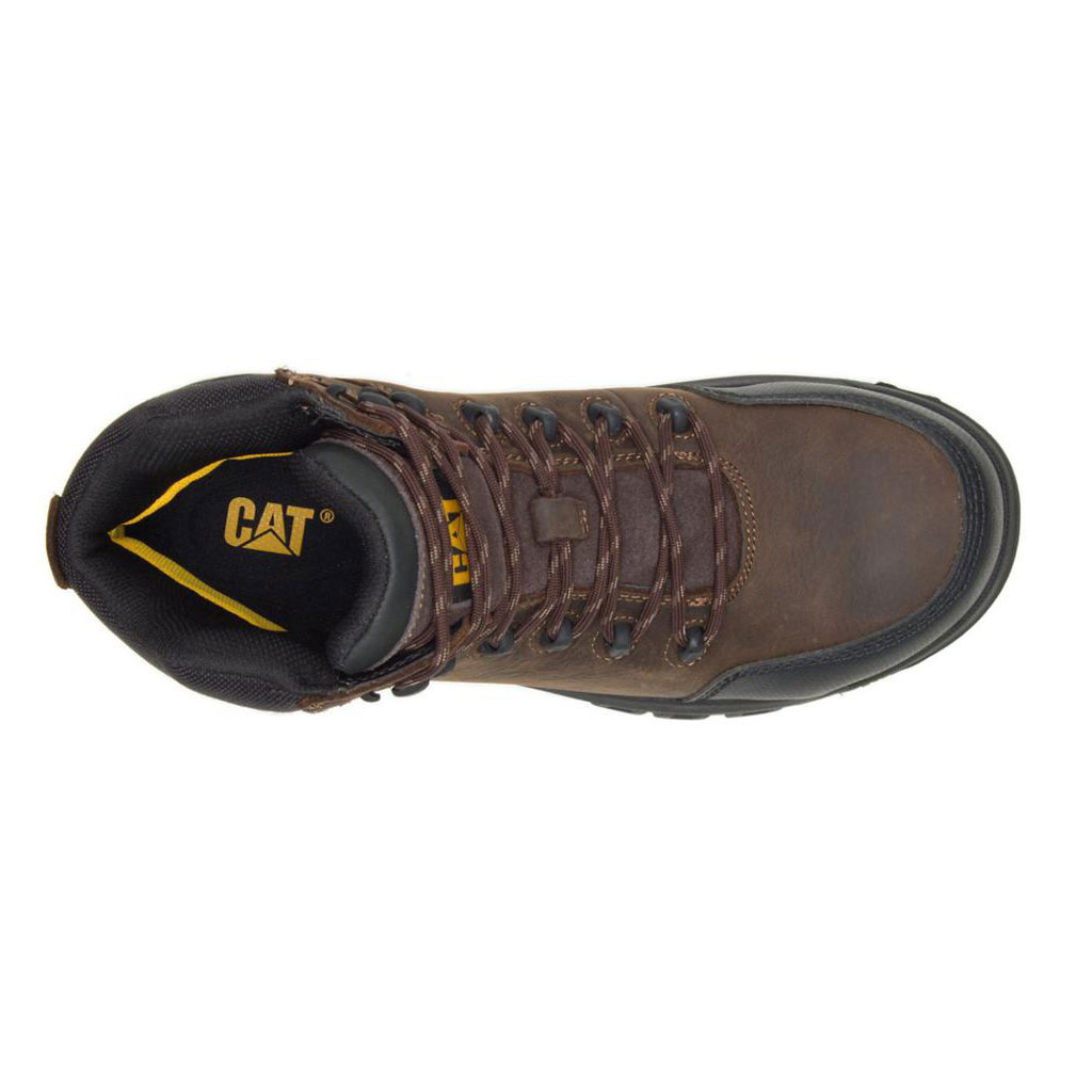 Caterpillar Resorption Waterproof Composite Toe Men's Waterproof Boots Seal Brown  USA |  486710-DWN