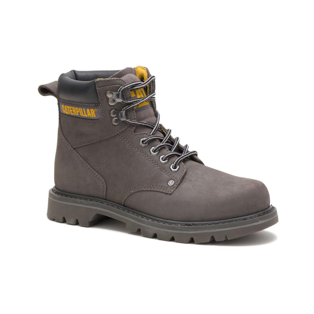 Caterpillar Second Shift Men's Work Boots Grey  USA |  817094-TUQ