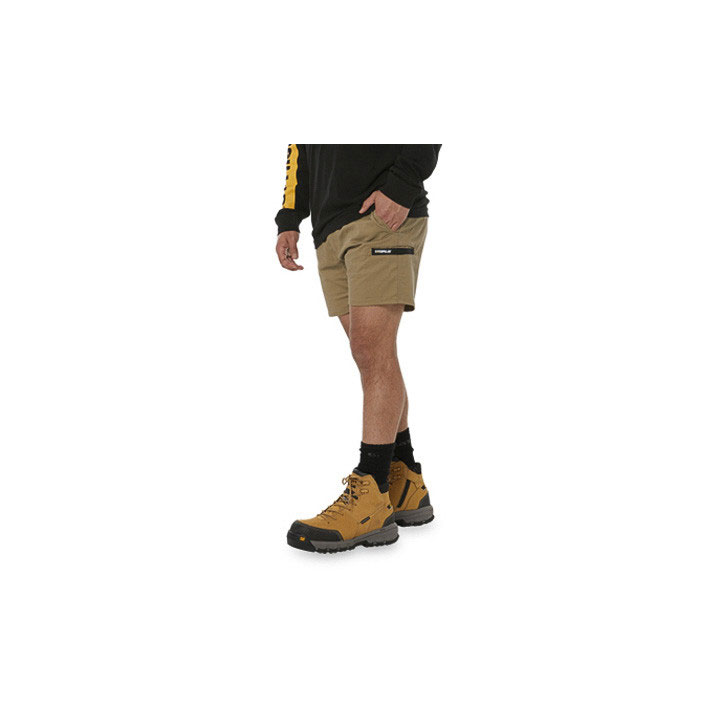 Caterpillar Short Haul Men's Shorts Khaki  USA |  836092-SWR