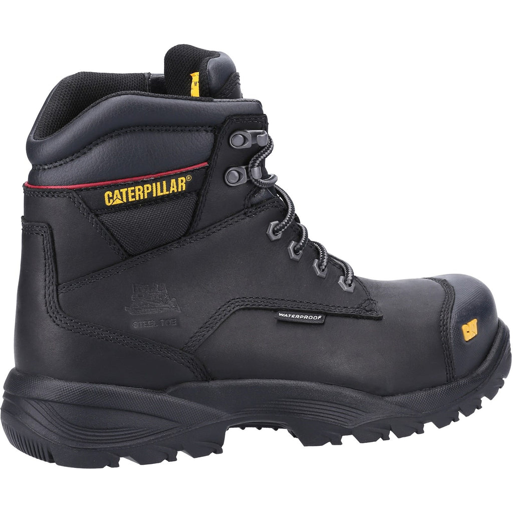 Caterpillar Spiro Waterproof S3 Men's Safety Toe Boots Black  USA |  508421-IVU