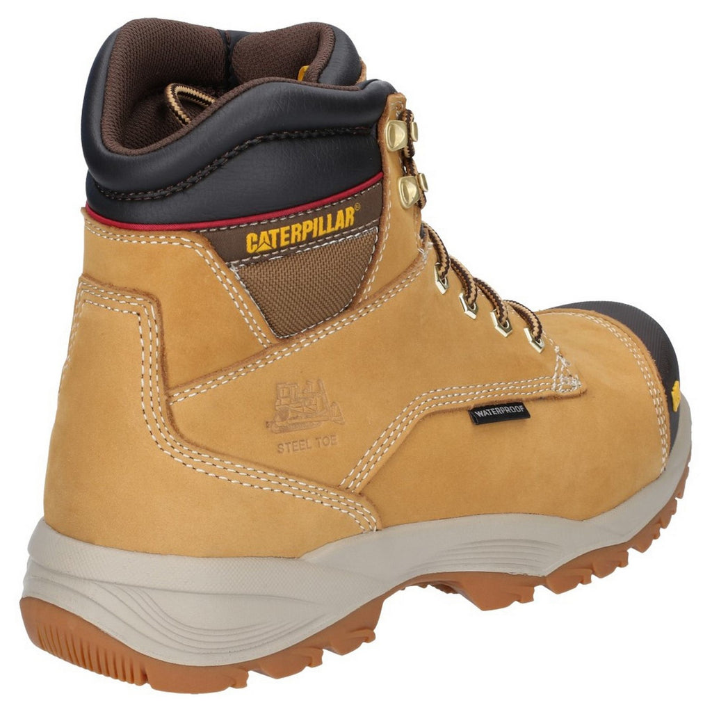 Caterpillar Spiro Waterproof S3 Reset Men's Safety Toe Boots Honey Brown  USA |  794028-AYF