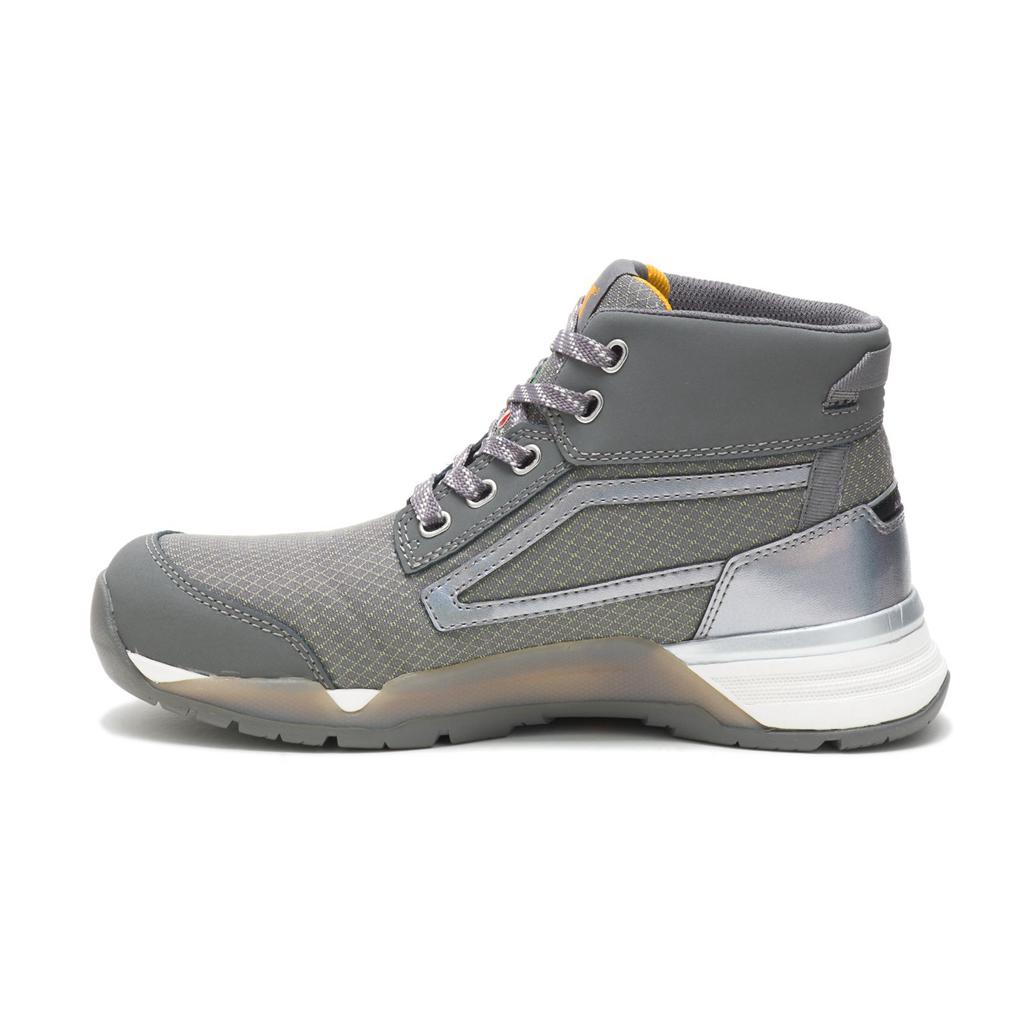 Caterpillar Sprint Mid Alloy Toe Csa Women's Work Shoes Grey  USA |  203615-DJB