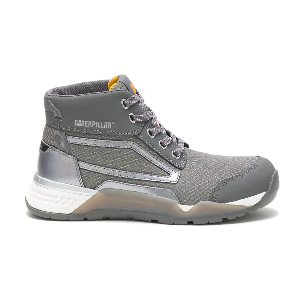 Caterpillar Sprint Mid Alloy Toe Csa Women\'s Work Shoes Grey  USA |  203615-DJB