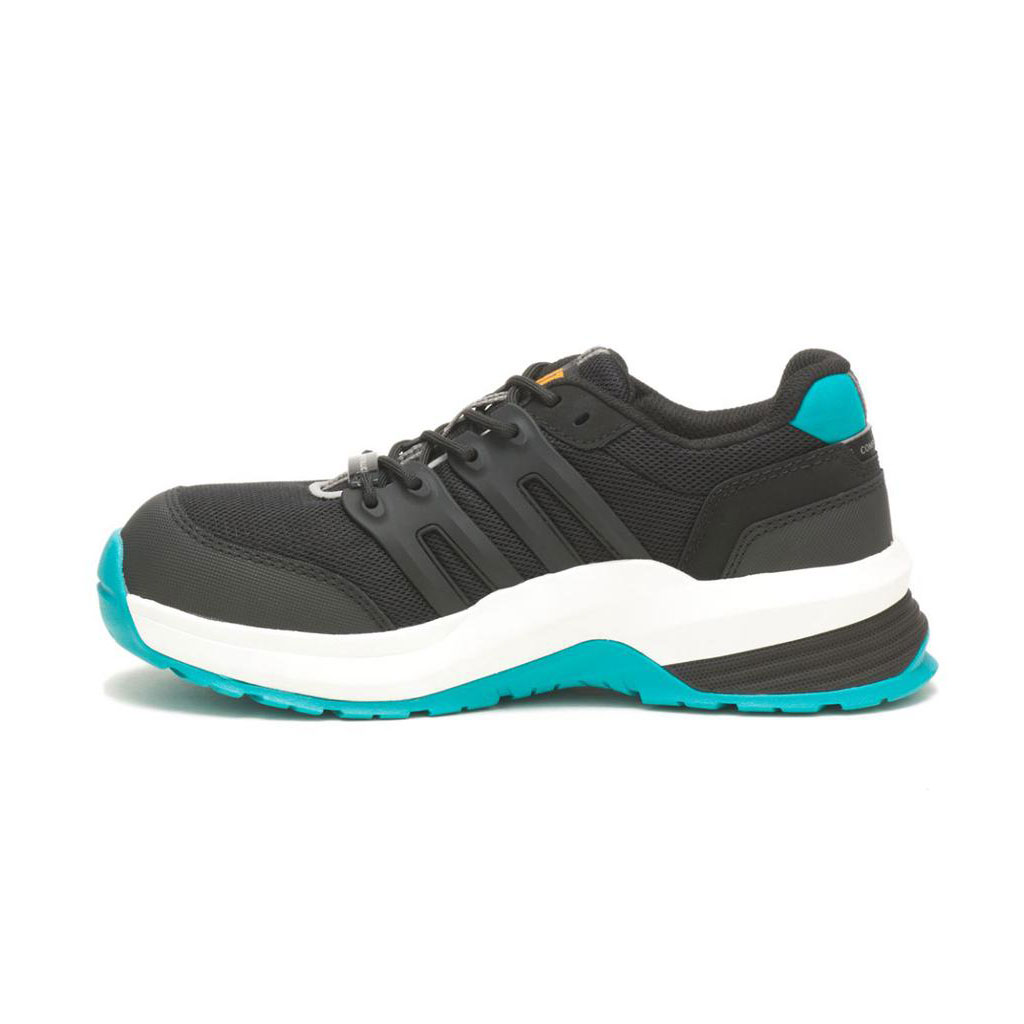 Caterpillar Streamline 2.0 Composite Toe Women's Sneakers Black / Teal  USA |  628954-EQR