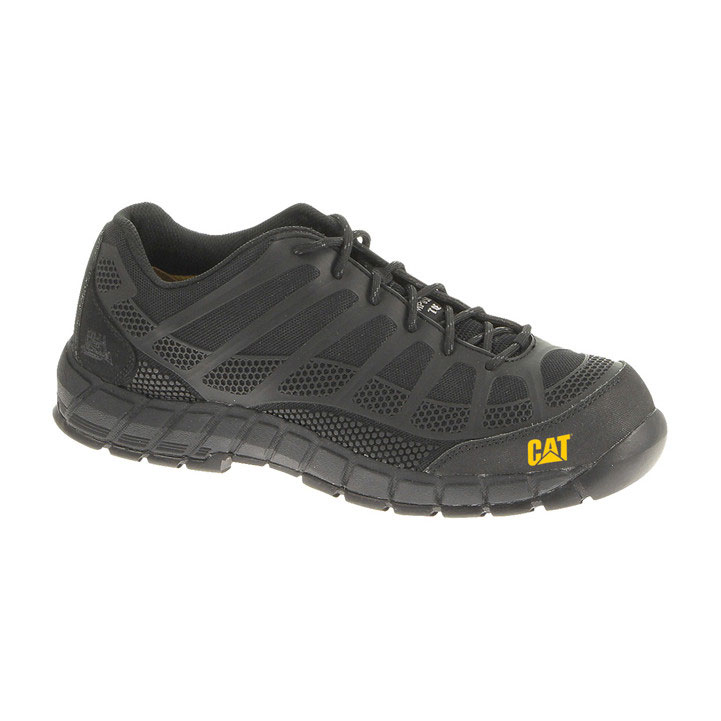 Caterpillar Streamline Composite Men's Work Boots Black  USA |  374289-VIA