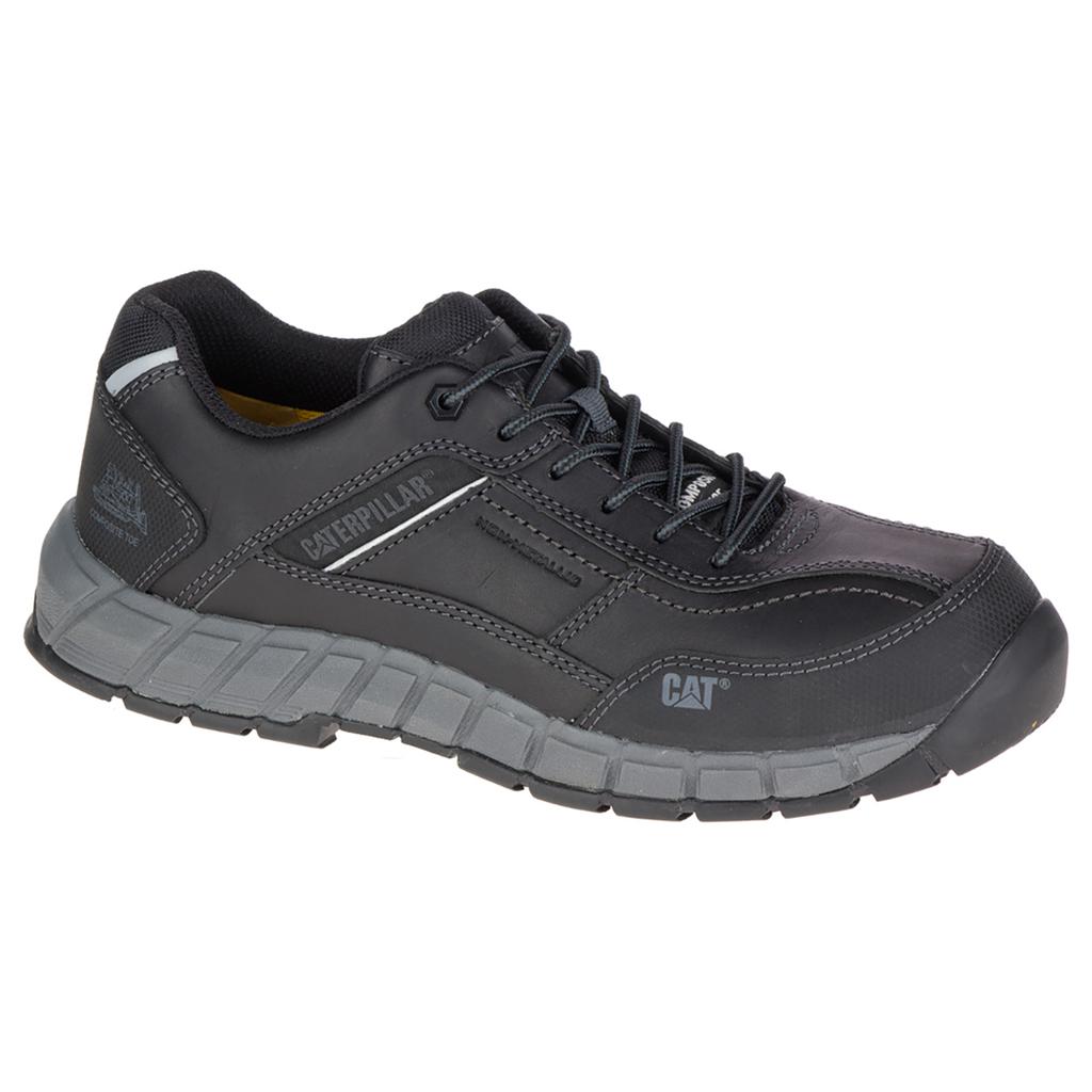 Caterpillar Streamline Leather Ct S1 P Hro Sra Sa Men\'s Safety Shoes Black  USA |  702834-IWN