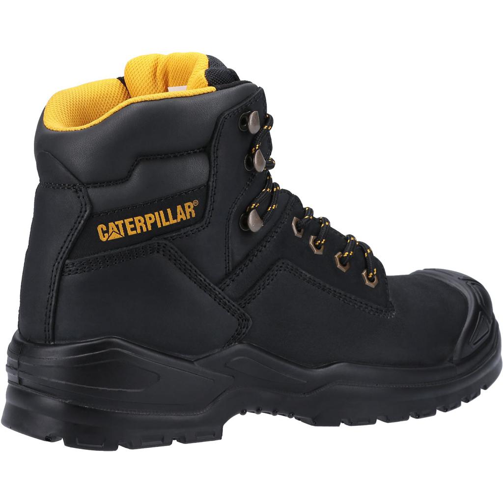 Caterpillar Striver Bump Steel Toe S3 Src Men's Work Boots Black  USA |  179584-XDI