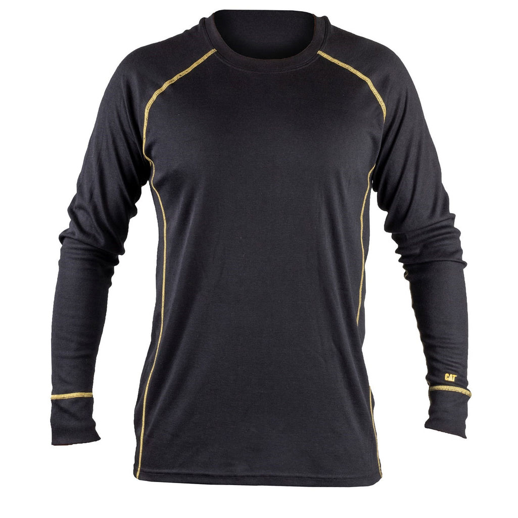 Caterpillar Thermo Long Sleeve Men\'s Shirts Black  USA |  245806-SAJ